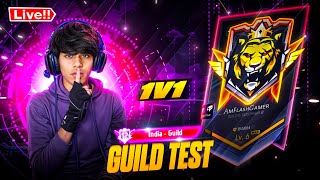 FREE FIRE LIVE 😎 1v1 GUILD TEST  TEAM CODE GIVEAWAY  freefirelive gyangaming nonstopgaming [upl. by Cadmann]