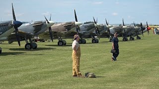 The Spitfires  Flying Legends 2017 [upl. by Conias]