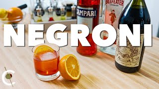 How to Make a Perfect NEGRONI its SO Easy  C is for Cocktails [upl. by Winikka]