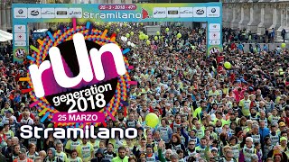 STRAMILANO 25 marzo 2018 Be Free Be a runner [upl. by Hecht]