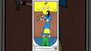 Tarot Egipcio  Arcano 14  La Temperancia  Significado  AUDIOAYUDA [upl. by Pelmas]