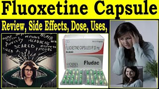 Fluoxetine Capsules ip 20 mg 10 mg  Fludac 20 mg Review Hindi  Uses benefits Side Effect Dose [upl. by Milford]