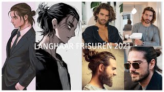 Die besten Frisuren bei langen Haaren für Jungs 2021  Langhaarfrisuren für Männer 2021  Joel Ksn [upl. by Yerdna]