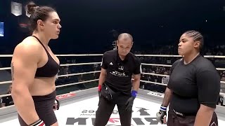 Gabi Garcia Brazil vs Destanie Yarbrough USA  MMA fight HD [upl. by Alliuqa]