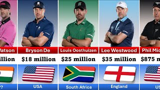 Richest Golfers In The World 2024 [upl. by Haimehen]