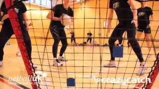 Crazy Catch at Netball UK 3 x drills [upl. by Orelee]