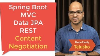 Content Negotiation  Spring Boot  Data JPA  MVC  H2  REST Example Part 7 [upl. by Ridley977]