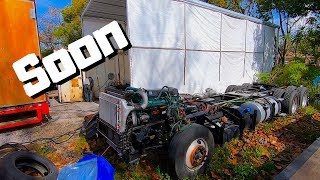 2019 VOLVO Semi Truck Rebuild UPDATE Burnt FIRE DAMAGED Trailer REBUILD Almost Complete [upl. by Pantheas]