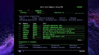 IBMi AS400 LookUPGT Built in Function in RPGLE [upl. by Airdnna206]