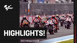 MotoGP™ Race Highlights ☔  2023 JapaneseGP 🇯🇵 [upl. by Orabelle]