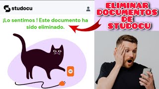 🔴CÓMO ELIMINAR DOCUMENTOS DE STUDOCU SI PERDÍELIMINÉ MI CUENTA✅ [upl. by Olenka245]