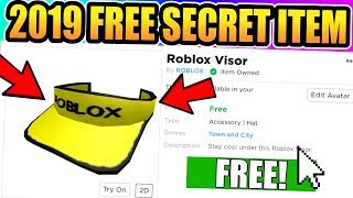 NEW 2019 SECRET ITEM IN ROBLOX CATALOG FREE [upl. by Lyontine]