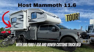 Tour of the 2025 Host Mammoth 116 tripleslide truck camper [upl. by Chrotoem897]