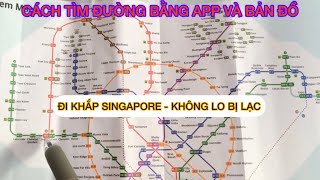 Cách đi MRTtàu điệnSingapore How to take MRT in Singapore by using mapMoovit app mrtsingapore [upl. by Gwendolen574]