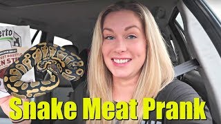 SNAKE MEAT PRANK  Top Wife Vs Husband Pranks [upl. by Ailb]