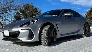 RWD Nokian Studded Tires Ice amp Snow Test  Hakkapeliitta 10  Lifted Subaru BRZ [upl. by Werra]