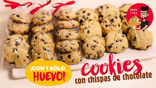 GALLETAS CON CHISPAS DE CHOCOLATE  RECETA FÁCIL Y RÁPIDA  IDEAL VENTA  MONO 1981 [upl. by Lexerd]