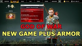 God of War How to Unlock New Game Plus Armor [upl. by Samson]