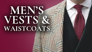 Mens Waistcoats amp Vests  What They Are amp How to Wear Them [upl. by Maroney]