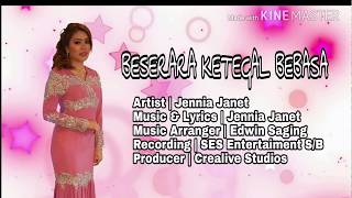 Jennia Janet  Beserara Ketegal Bebasa Official Lyric [upl. by Yrolam]