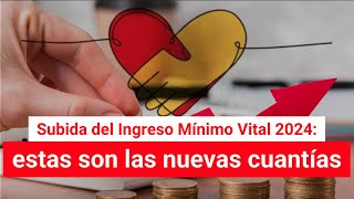 Subida del Ingreso Mínimo Vital 2024 estas son las nuevas cuantías [upl. by Woody]