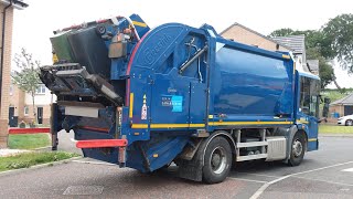 Geesink GPM IV Bin Lorry Collecting General Waste [upl. by Nuri]