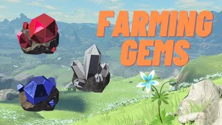 How To Farm Gems in The Legend of Zelda Breath of Wild  Rupee Farming [upl. by Hedy401]