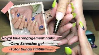 Cara Extension Gel  Extension Nail Lexan Gel di Kuku Client [upl. by Uzzial]