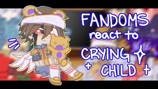 🐻⭐️ FANDOMS REACT TO CRYING CHILDCC PART 28 ⭐️🐻 FNAFAFTON FAMILY [upl. by Eltotsira74]