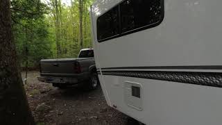 Travel Trailer Intech Terra Oasis Camping at Locust Lake State Park Northeastern Pennsylvania [upl. by Trix]