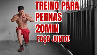 TREINOS PARA PERNAS  20 min  Faça Junto [upl. by Lochner635]