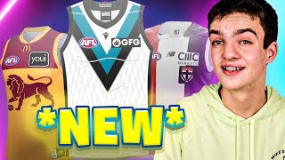 LEAKED 2023 NEW AFL GUERNSEYS [upl. by Arriec]