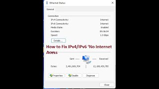 Comcast IPv4 FixHow to Fix IPv4IPv6 ‘No Internet Access’ Error [upl. by Kloster]