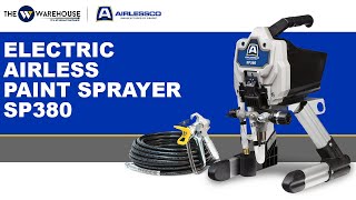 Airlessco SP380 Great Entry Level Paint Sprayer  Thewwarehousecom [upl. by Adnih208]