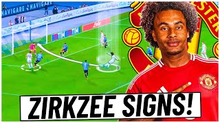 How Zirkzee Will Revolutionize The Manchester United Attack [upl. by Androw]