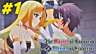 The Master Of Ragnarok amp Blesser of Einherjar Episode 1 Explain In Hindi  New Anime [upl. by Vachell]