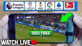 How To Watch Football Matches Live Mobile amp Computer Legally 2024 Updated Way [upl. by Reprah]