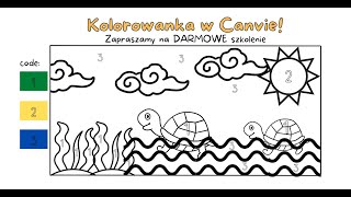 Jak zrobić kolorowanki dla dzieci w Canvie [upl. by Panta723]