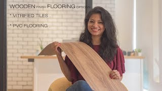 Wooden finish tile and vinyl flooring installation India l Ask Iosis Hindi Interior Design India [upl. by Riki]