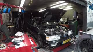 Sierra Cosworth 4x4 632 hp dyno [upl. by Najib]