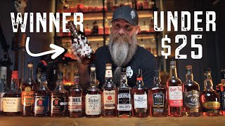 Whats The BEST Whiskey Under 25  We Blind Taste 16 Budget Whiskeys to Find Out [upl. by Barbie433]