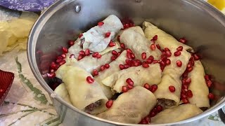 Долма из Гуся Азербайджанская кухня👌Delicious goose food Dolma  Taste of Azerbaijan [upl. by Lizabeth892]