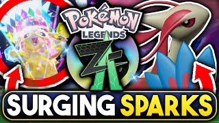 POKEMON NEWS SURGING SPARKS ANNOUNCED 20 NEW MEGA EVOLUTIONS FOR LEGENDS ZA RUMOR amp MORE [upl. by Omrelliug]