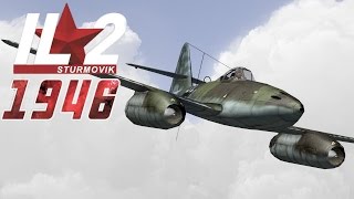 Full IL2 1946 mission quotTurbo Powerquot Me262s intercepting an american raid [upl. by Aneeuqal]