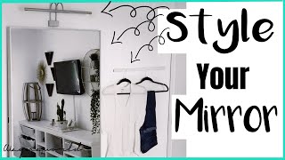 DIY Mirror Styling  Interior Styling  Ikea Hovet Mirror [upl. by Kcirrag]