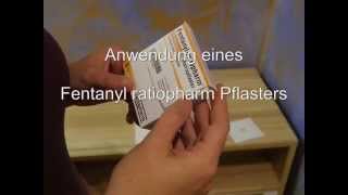 Fentanyl Pflaster Anwendung How to apply a Fentanyl transdermal patch [upl. by Danae538]