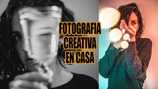 IDEAS PARA FOTOGRAFÍA CREATIVA en CASA  SESIÓN de FOTOS en CASA [upl. by Crispen]