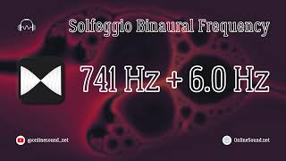 741 Hz  6 Hz Solfeggio Tone Sound  Binaural Beat  Original Frequency [upl. by Luisa372]