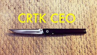 CRTK CEO Pocket Knife thelefthandedshooter99 [upl. by Jacobine]