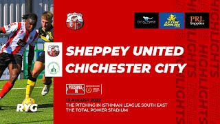 HIGHLIGHTS Sheppey United v Chichester City [upl. by Eiroj]